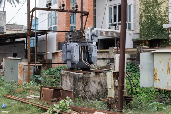 Bhubaneswar Índia Fevereiro 2020 Vista Utilidade Central Fornecimento Eletricidade Orissa — Fotografia de Stock