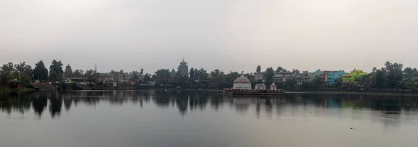 Bhubaneswar India February 2020 Panoramic View Bindu Sagara Lake Reflection — Stock Photo, Image