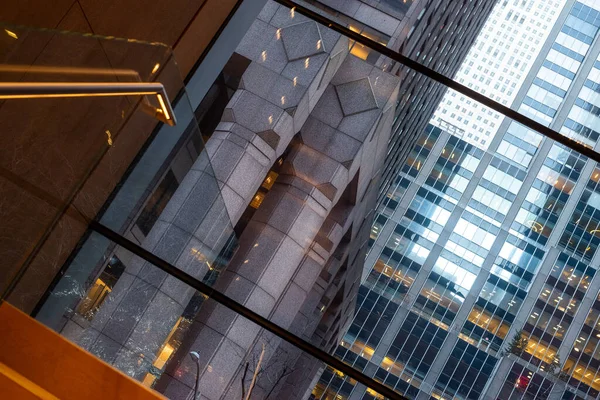 New York 'ta. Manhattan 'ın inanılmaz şehir manzaraları.