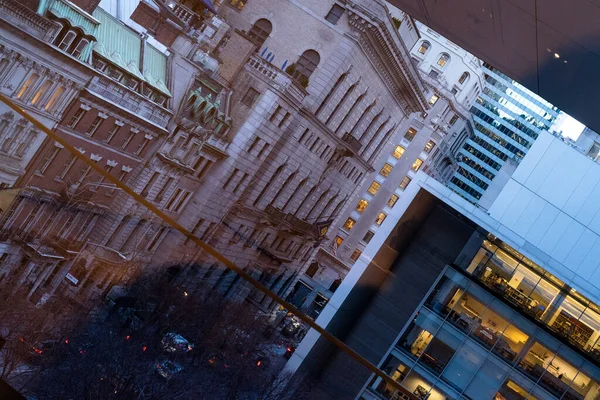 New York 'ta. Manhattan 'ın inanılmaz şehir manzaraları.