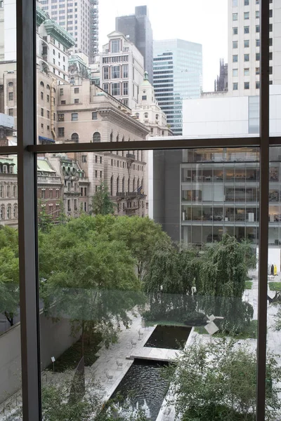 New York 'ta. Manhattan 'ın inanılmaz şehir manzaraları.
