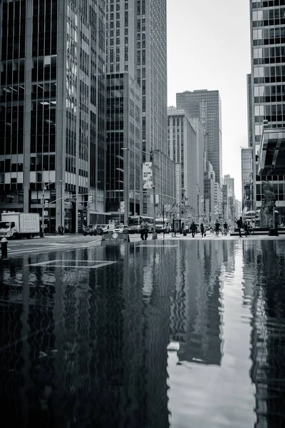 New York 'ta. Manhattan 'ın inanılmaz şehir manzaraları.