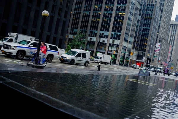 New York 'ta. Manhattan 'ın inanılmaz şehir manzaraları.