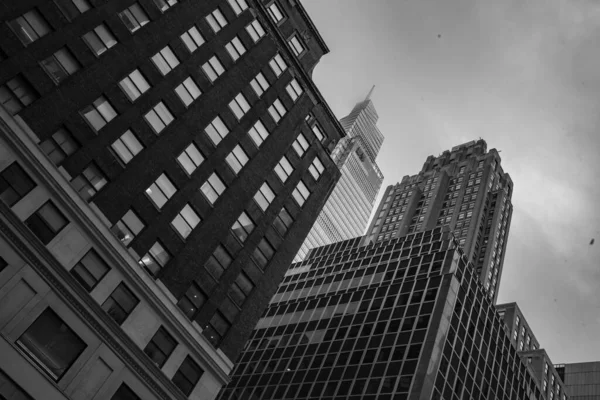 New York 'un göz kamaştırıcı manzarası. Megalopolis.