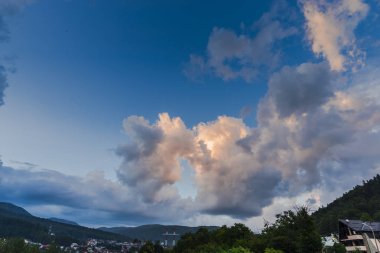 Bulutlar dağ Bucegi Dağları, Romanya