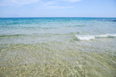 Zakynthos Island'da manzara. Yunanistan
