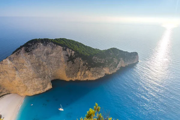 Praia Navagio Ilha Zakynthos Grécia — Fotografia de Stock