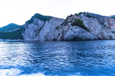 Akşam deniz manzara