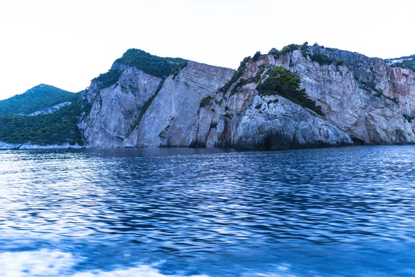 Sea landscape at the evening