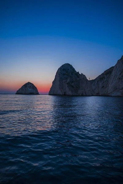 Ionnian 海で海の夕日 — ストック写真