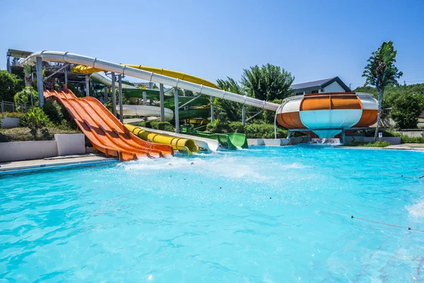 Τσουλήθρες Waterpark Ελλάδα — Φωτογραφία Αρχείου