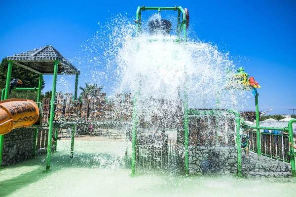 Scivoli Nel Parco Acquatico Isola Zante — Foto Stock