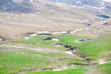 Bucegi Dağları 'nda İlkbahar, Cota 2000, Sinaia, Romanya