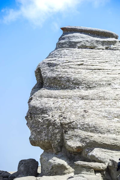 Formas Geomorfológicas Fazem Partir Vento Bucegi Mountains Roménia — Fotografia de Stock