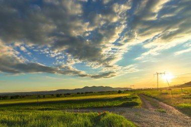 Güzel bahar manzaralı 