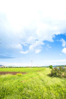 Güzel bahar manzaralı 