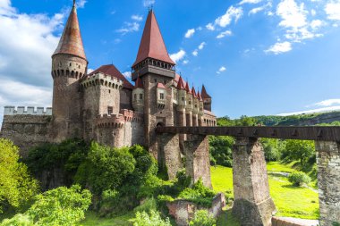 Eski Ortaçağ Kalesi, Corvimesti Kalesi, Hunedoara, Romanya