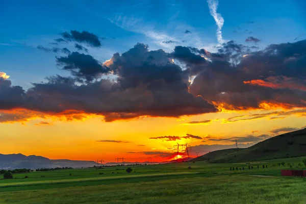 Amazing View Clouds Sunset — Stock Photo, Image