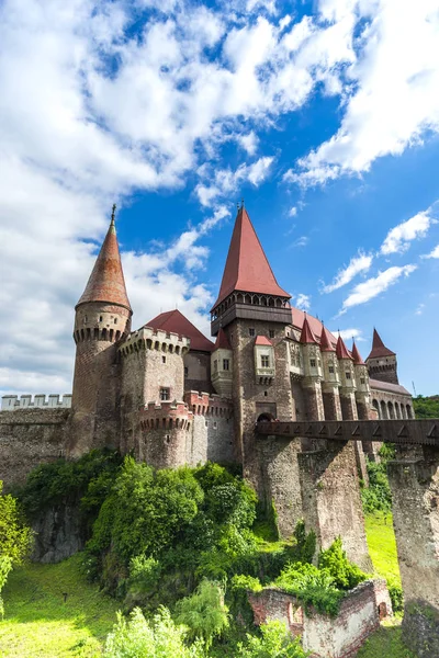 Старий Середньовічний Замок Замок Corvimesti Хунедоара Румунія — стокове фото