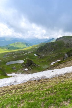Karpat Dağları, Romanya Transalpina yolda görünümünden Panorama