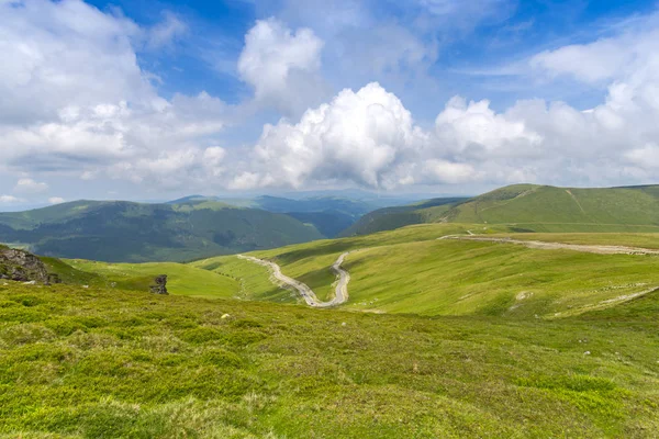 Panorama View Transalpina Road Carpathian Mountains Romania — Stock Photo, Image