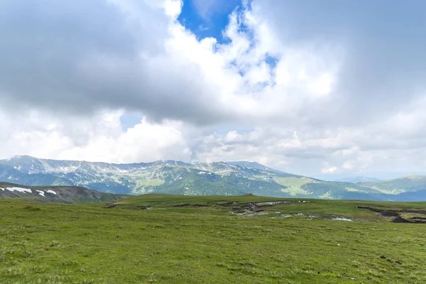 Vista Panorámica Carretera Transalpina Las Montañas Cárpatos Rumania —  Fotos de Stock