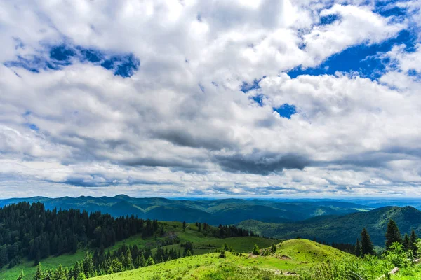 Horská Krajina Karpatech Mpountains — Stock fotografie