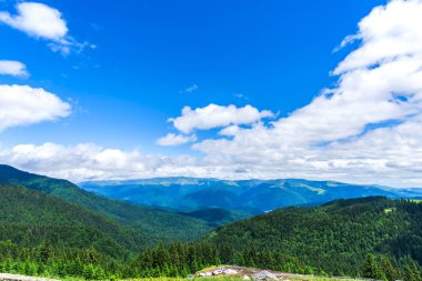 Karpat Mpountains dağ manzarası
