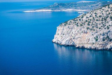 Güzel yaz deniz manzarası Yunanistan