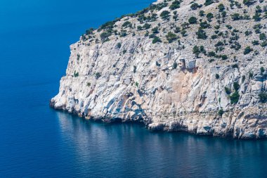 Güzel yaz deniz manzarası Yunanistan