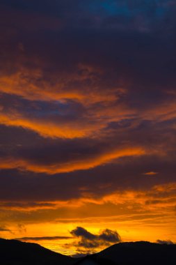 Akşam muhteşem günbatımı