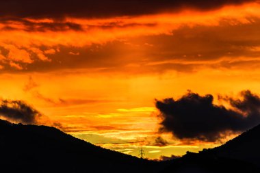 Akşam muhteşem günbatımı