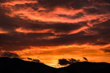 Akşam muhteşem günbatımı