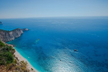 Güzel yaz deniz manzarası Yunanistan