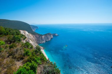 Güzel yaz deniz manzarası Yunanistan