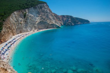 Güzel yaz deniz manzarası Yunanistan