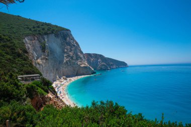 Güzel yaz deniz manzarası Yunanistan