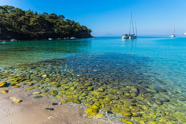 Seascape Piękne Lato Grecji — Zdjęcie stockowe