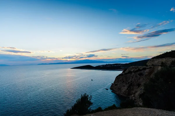 Incredibile Tramonto Sul Mare — Foto Stock