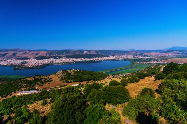 Güzel yaz deniz manzarası Yunanistan