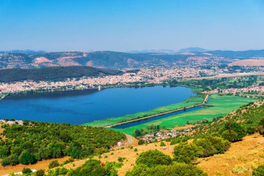Güzel yaz deniz manzarası Yunanistan