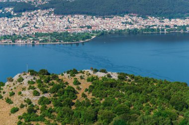 Güzel yaz deniz manzarası Yunanistan