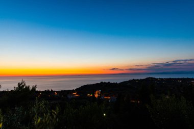 Denizin muhteşem günbatımı