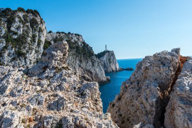 Güzel yaz deniz manzarası Yunanistan