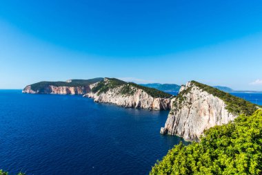 Güzel yaz deniz manzarası Yunanistan