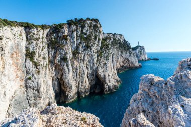 Güzel yaz deniz manzarası Yunanistan