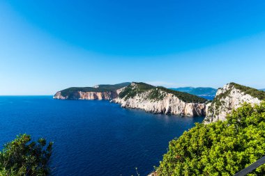 Güzel yaz deniz manzarası Yunanistan