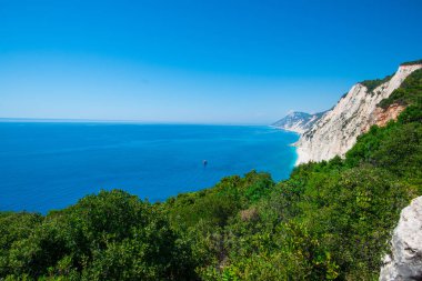 Güzel yaz deniz manzarası Yunanistan