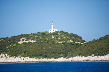 Güzel yaz deniz manzarası Yunanistan