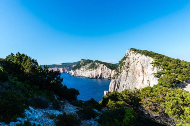 Güzel yaz deniz manzarası Yunanistan